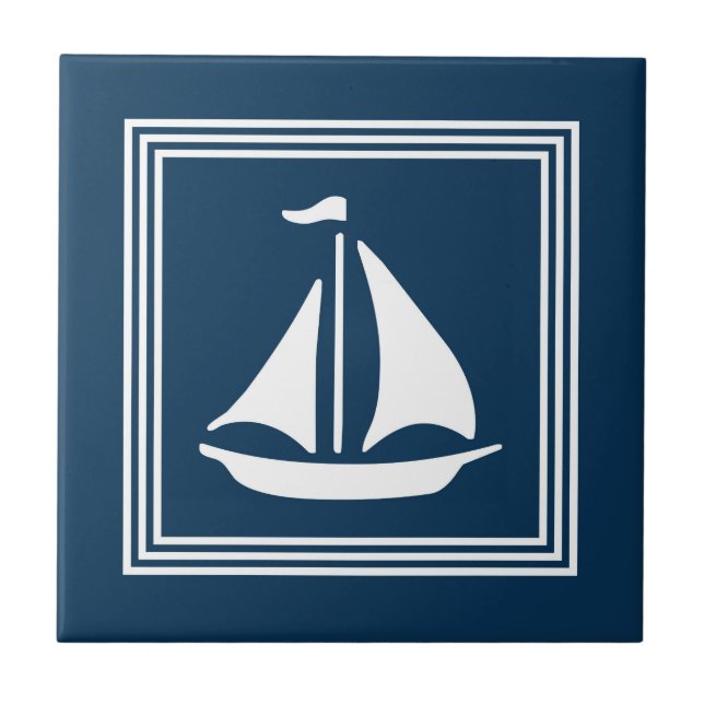 Nautical Design Fliese (Vorderseite)