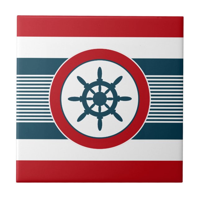 Nautical Design Fliese (Vorderseite)