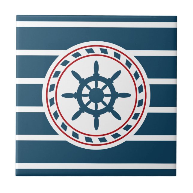 Nautical Design Fliese (Vorderseite)