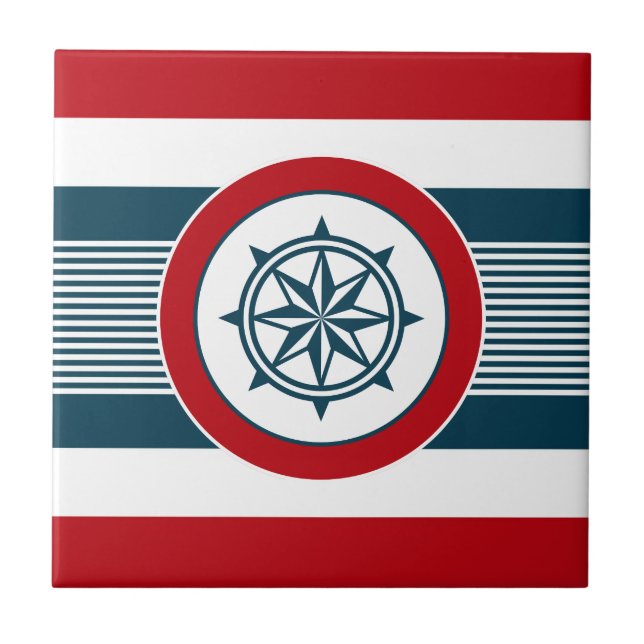 Nautical Design Fliese (Vorderseite)