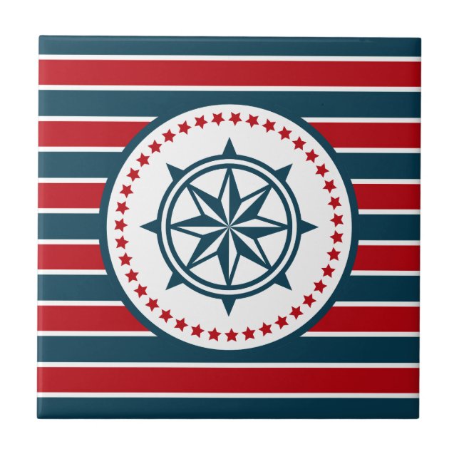 Nautical Design Fliese (Vorderseite)