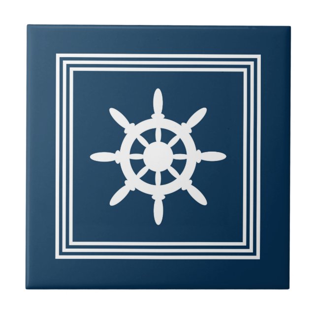Nautical Design Fliese (Vorderseite)
