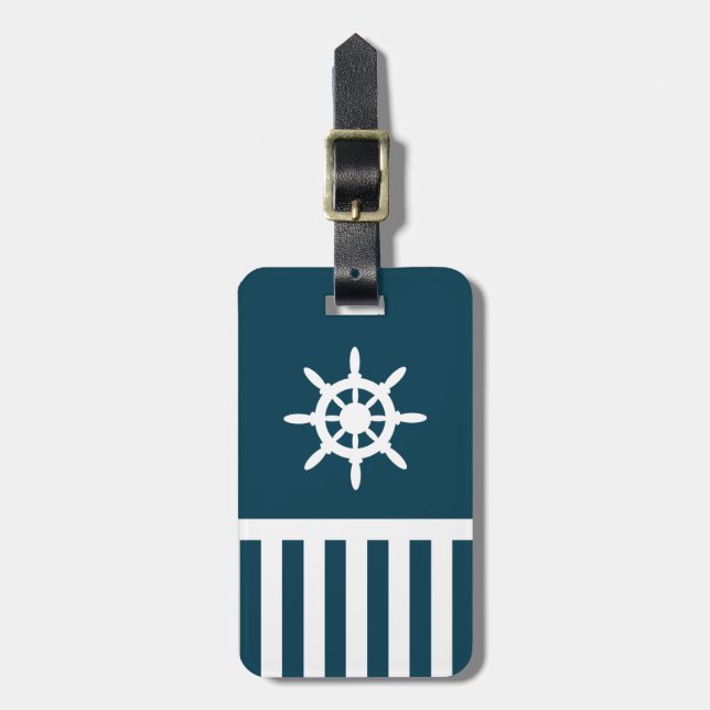 Nautical Design Gepäckanhänger (Vorderseite vertikal)