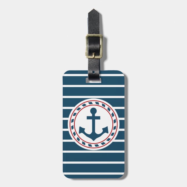 Nautical Design Gepäckanhänger (Vorderseite vertikal)