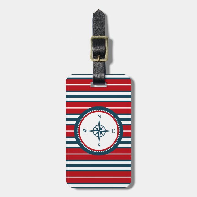 Nautical Design Gepäckanhänger (Vorderseite vertikal)