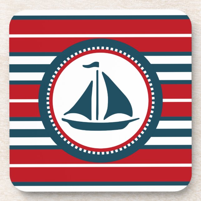 Nautical Design Getränkeuntersetzer (Vorderseite)