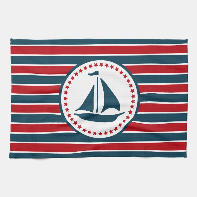 Nautical Design Handtuch (Horizontal)