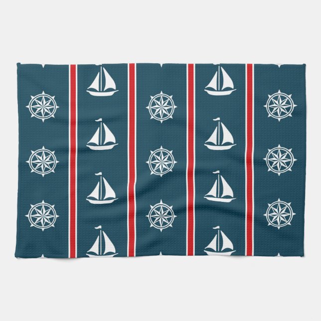 Nautical Design Handtuch (Horizontal)