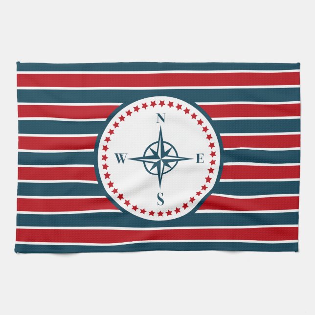 Nautical Design Handtuch (Horizontal)