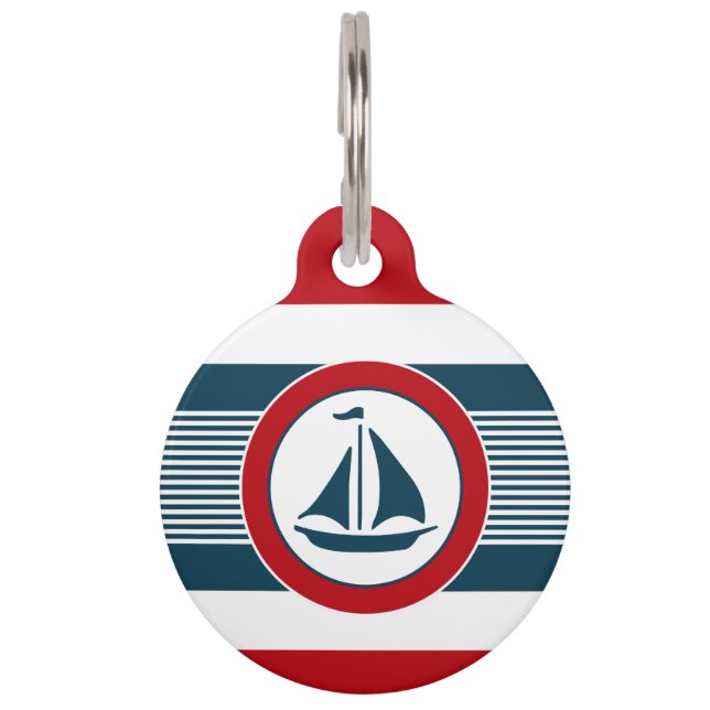 Nautical Design Haustiermarke (Vorderseite)