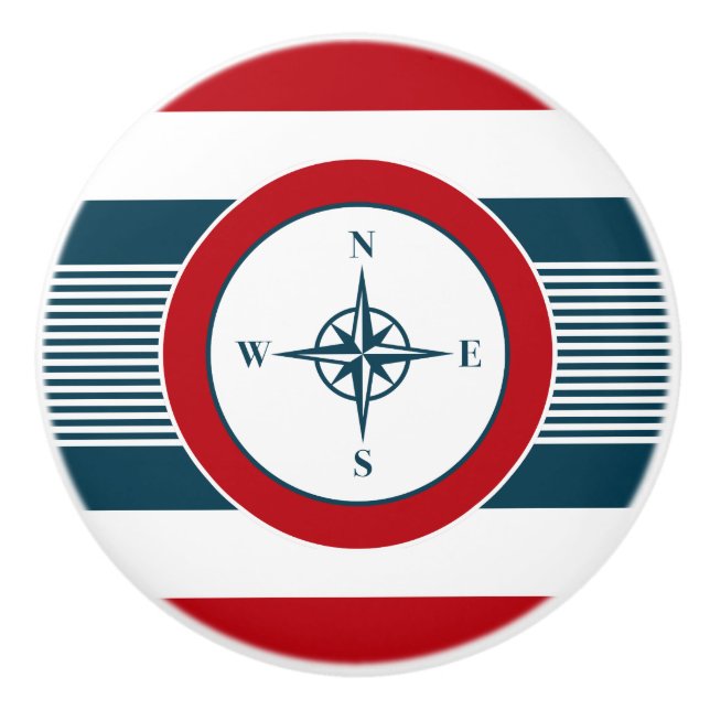 Nautical Design Keramikknauf (Vorderseite)