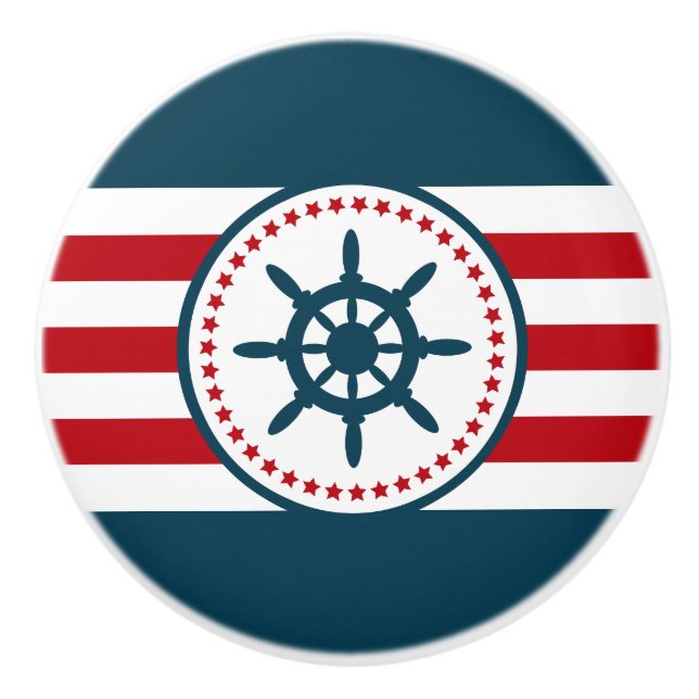 Nautical Design Keramikknauf (Vorderseite)