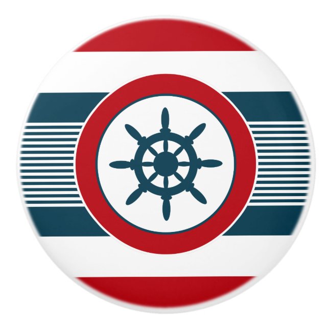 Nautical Design Keramikknauf (Vorderseite)