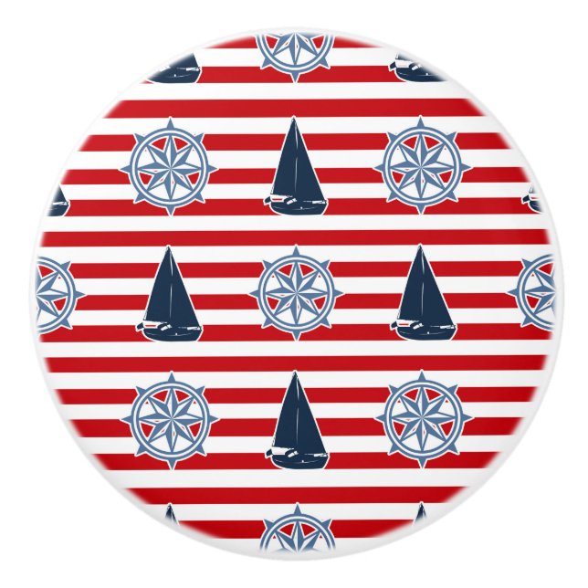 Nautical Design Keramikknauf (Vorderseite)