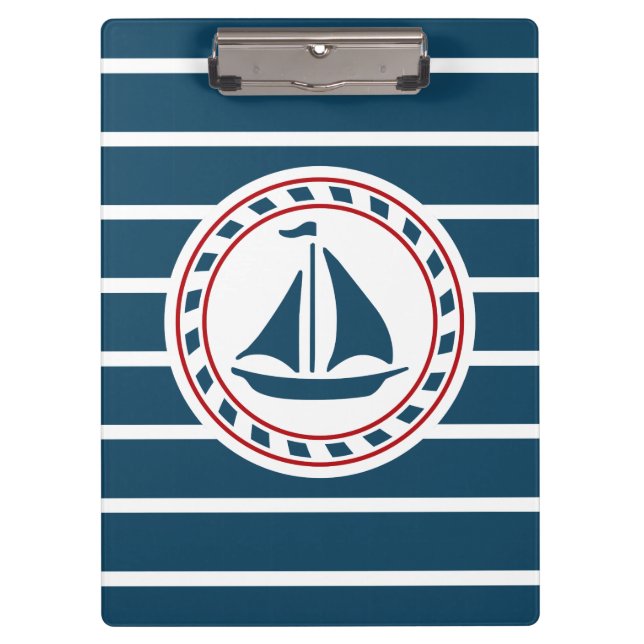 Nautical Design Klemmbrett (Vorderseite)