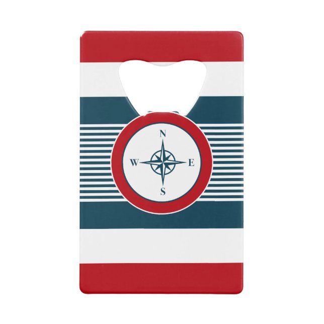 Nautical Design Kreditkartenflaschenöffner (Vorderseite)
