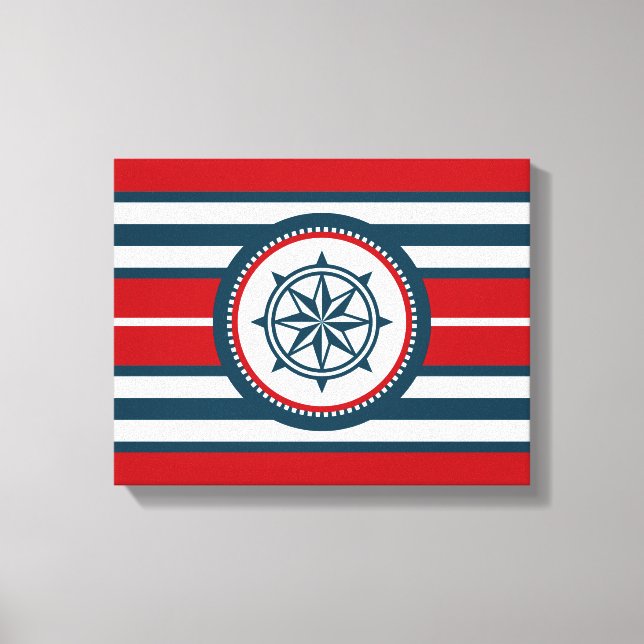 Nautical Design Leinwanddruck (Vorderseite)