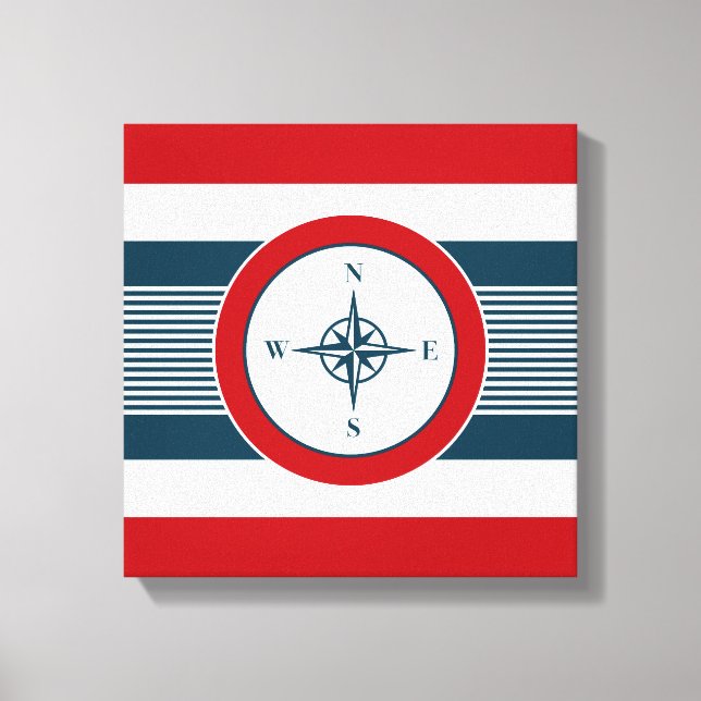 Nautical Design Leinwanddruck (Vorderseite)