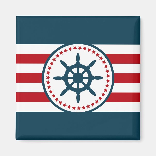 Nautical Design Magnet (Vorne)