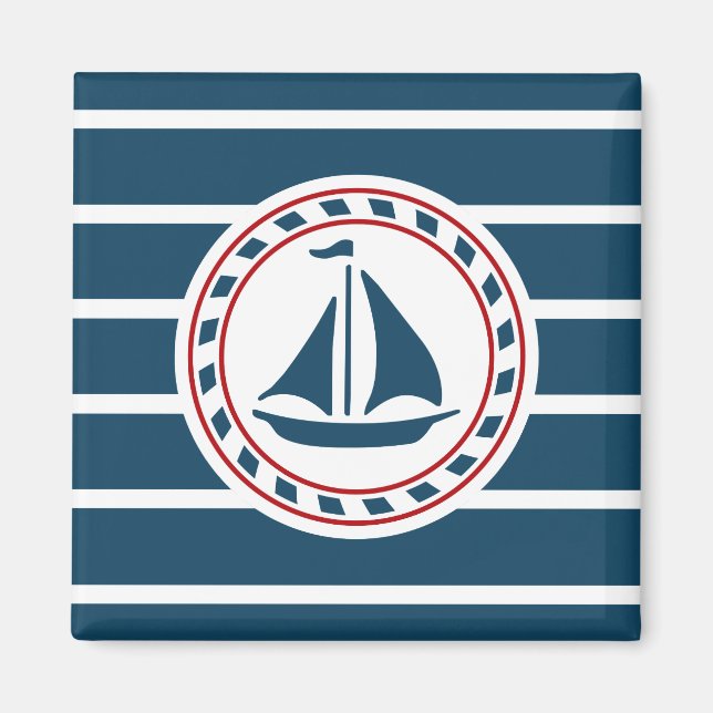 Nautical Design Magnet (Vorne)