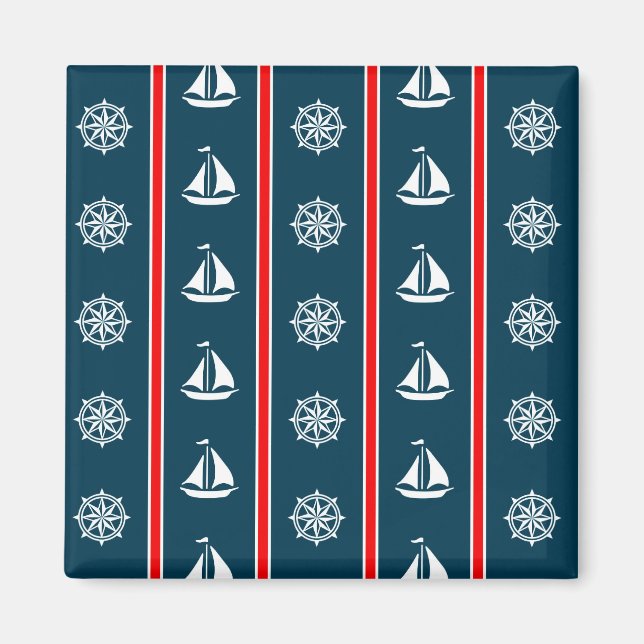 Nautical Design Magnet (Vorne)