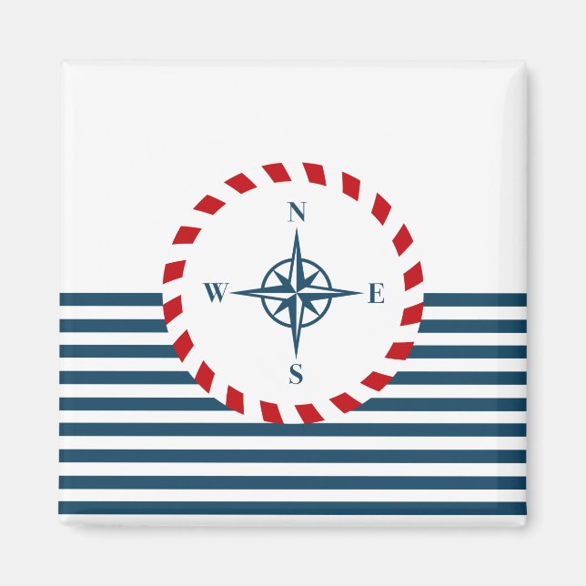 Nautical Design Magnet (Vorne)