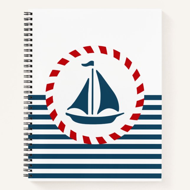 Nautical Design Notizbuch (Vorderseite)