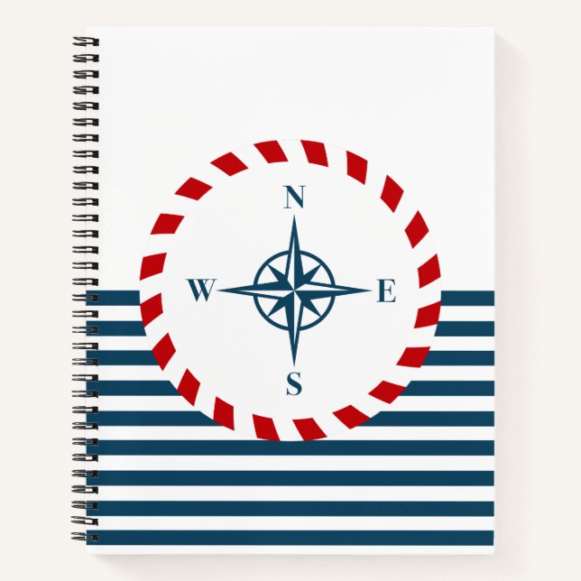 Nautical Design Notizbuch (Vorderseite)