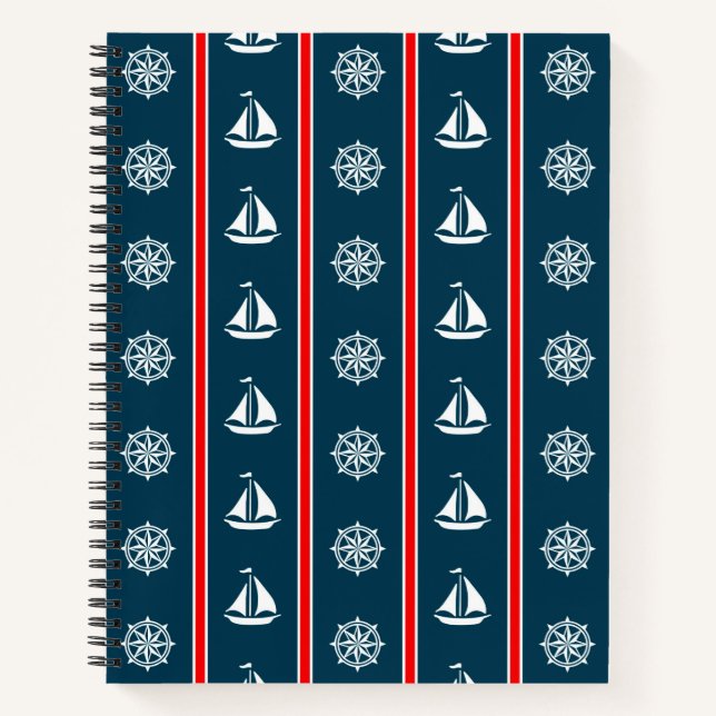 Nautical Design Notizbuch (Vorderseite)