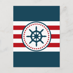 Nautical Design Postkarte