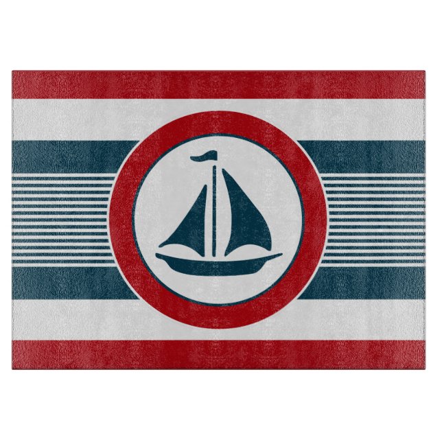 Nautical Design Schneidebrett (Vorderseite)