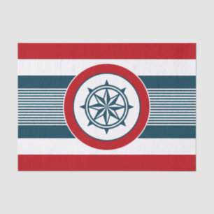 Nautical Design Seidenpapier