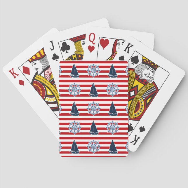 Nautical Design Spielkarten (Rückseite)