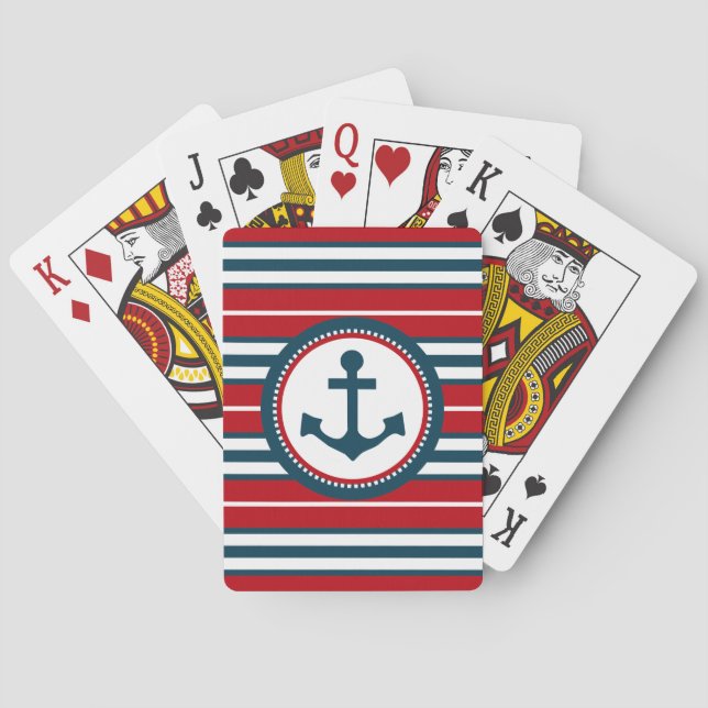 Nautical Design Spielkarten (Rückseite)