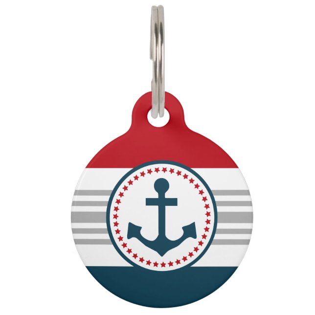 Nautical Design Tiernamensmarke (Vorderseite)