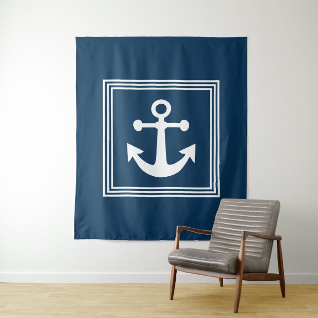 Nautical Design Wandteppich (Beispiel)