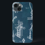 Nautical Detail Blueprint IV Case-Mate iPhone Hülle<br><div class="desc">Maps & Blueprints</div>
