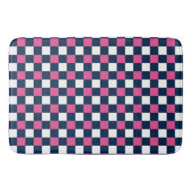 Nautical Doodles – Hot Pink & Navy Mini Karo