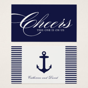 Nautical Drink Tickets - Paket mit 100