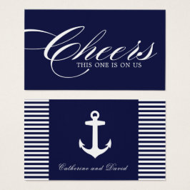 Nautical Drink Tickets - Paket mit 100