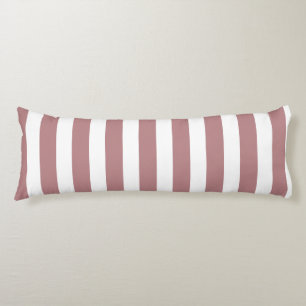 Nautical Dusty Pink & White Striping Seitenschläferkissen
