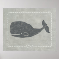 Nautical Gray Whale