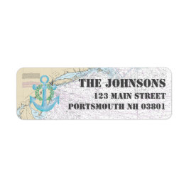 Nautical Happy Holidays aus New Hampshire