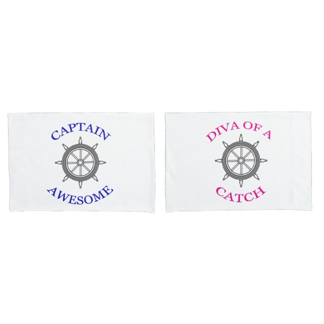 "Nautical" Kissenbezug (Vorderseite-Set)