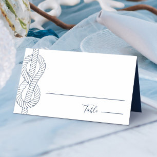 Nautical Knot Rope Simple Wedding Platzkarte