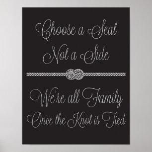 Nautical Knot wähle einen Platz, der nicht auf der Poster