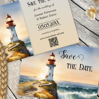 Nautical Lighthouse Coastal Enregistrer la carte d