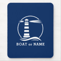 Nautical Lighthouse Ihr Boot oder Name Marine