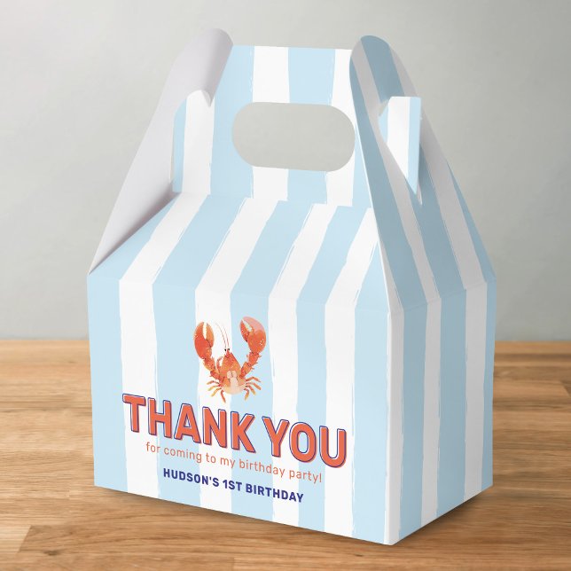 Nautical Lobster Kids Birthday Geschenkschachtel (Von Creator hochgeladen)