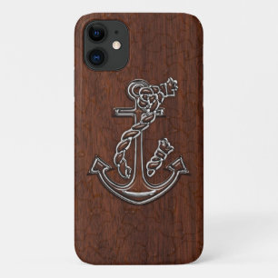 Nautical Mahogany Anchor Steel title_seo2